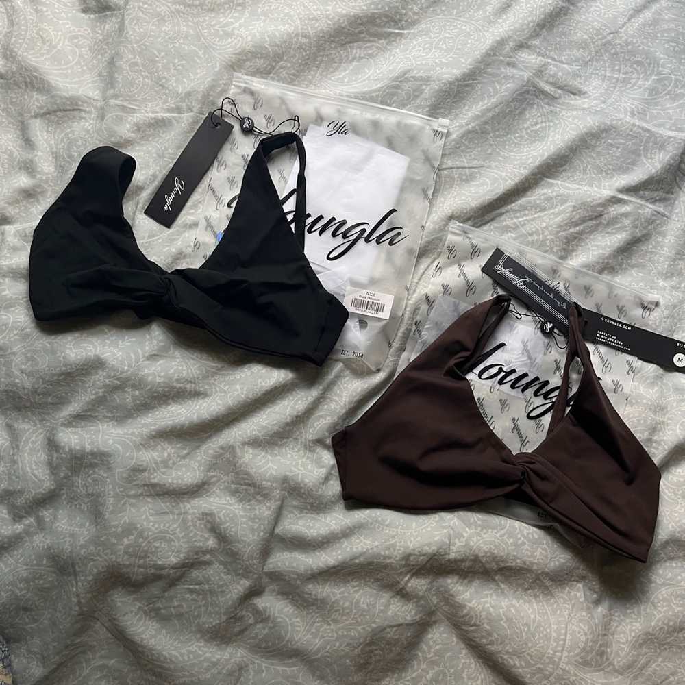 Youngla sports bra MEDIUM, brand new w tags and bag